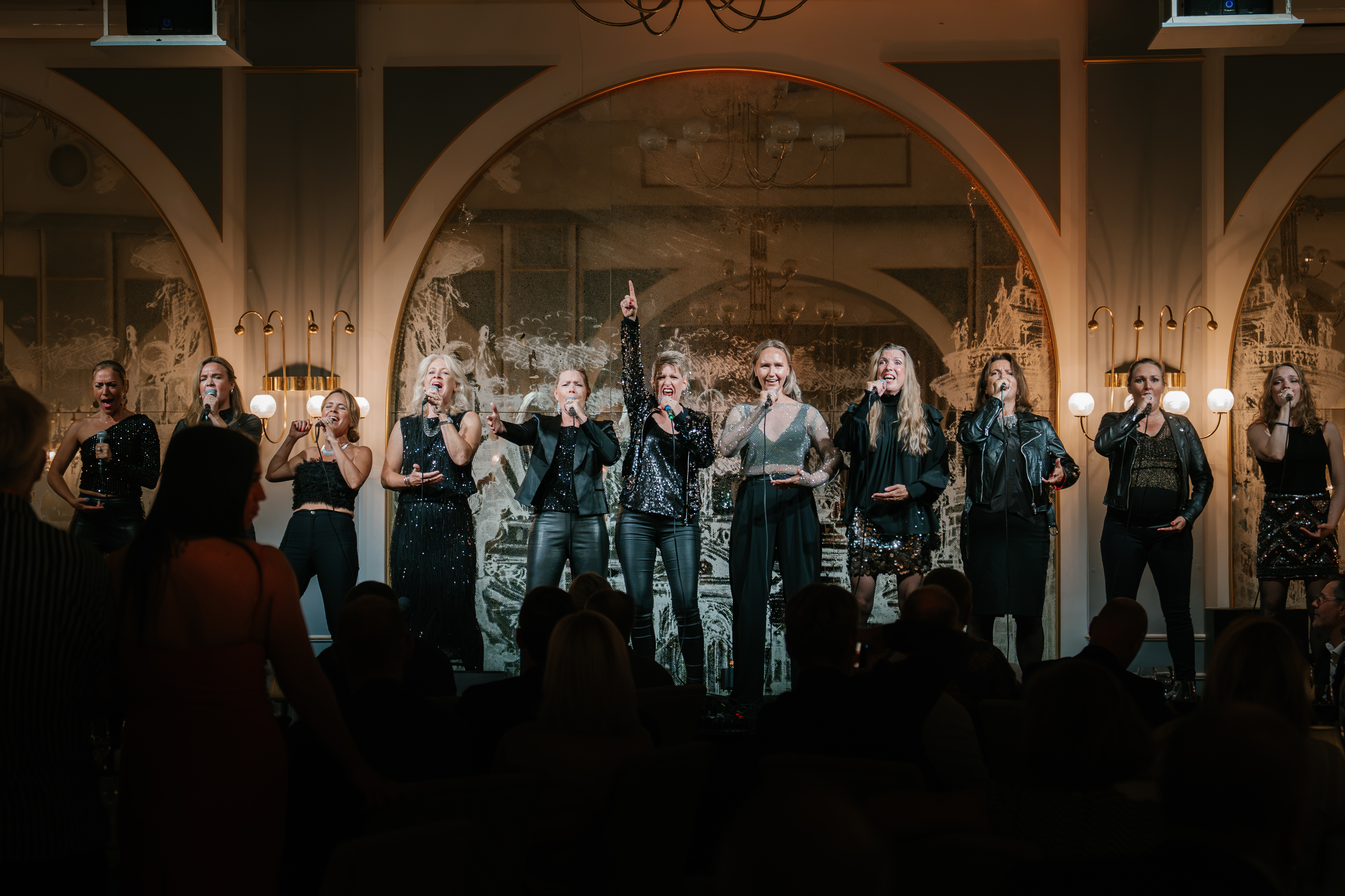 Friends of Executive performers on stage at the VD Conference