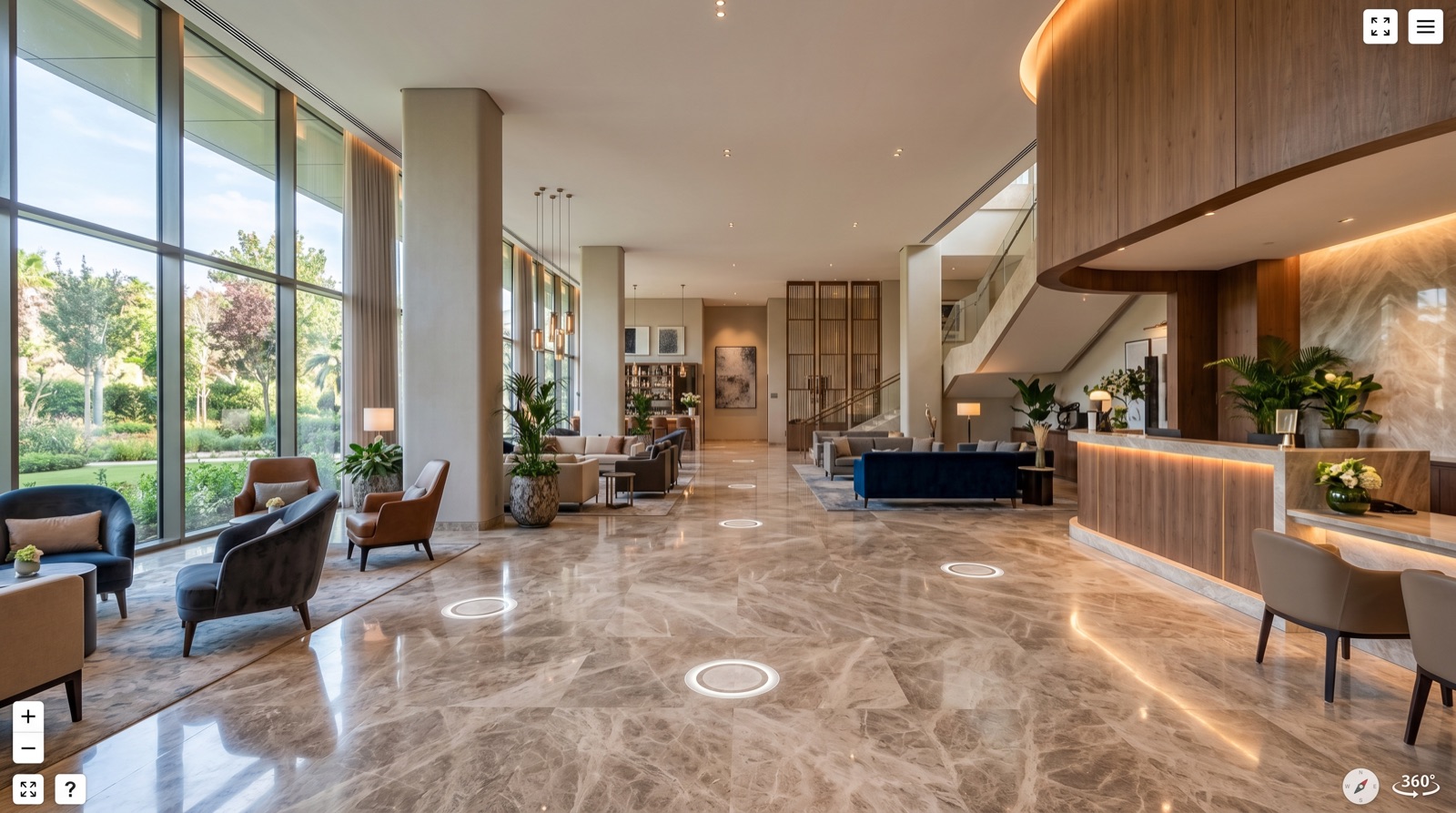Nordheim Hotel lobby virtual tour preview